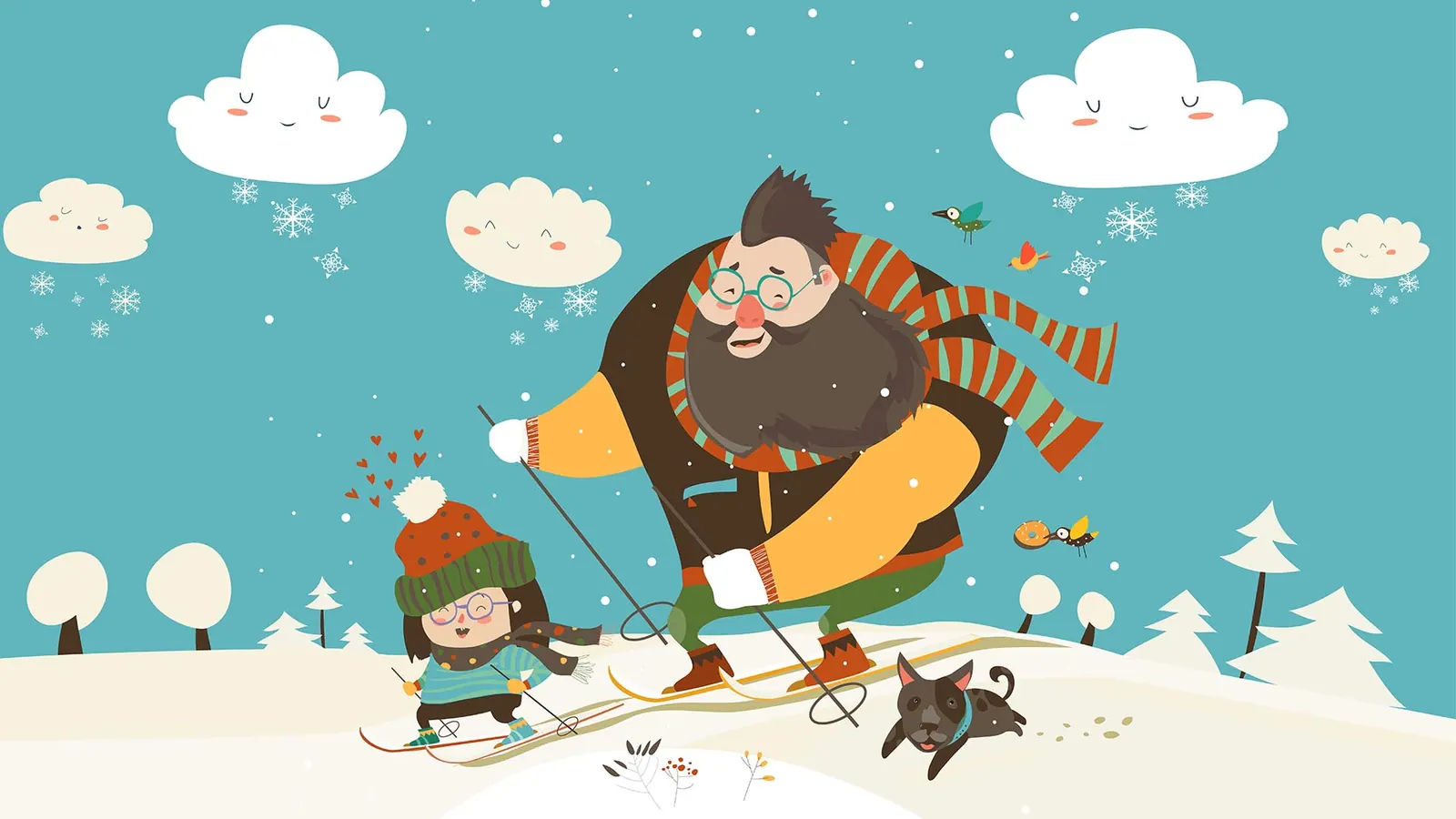 Magisches Wintermärchen fuer Kinder